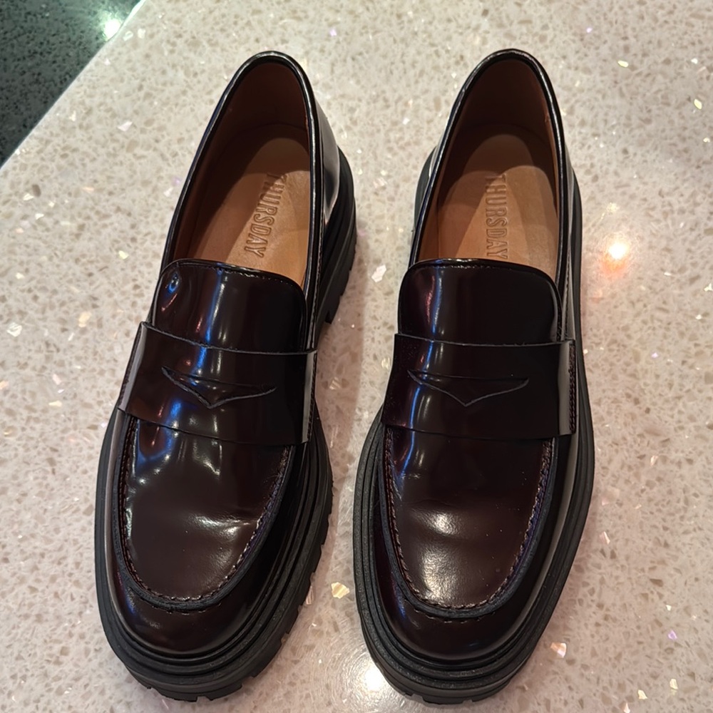 Thursday Boot Company Women's Burgundy Loafers